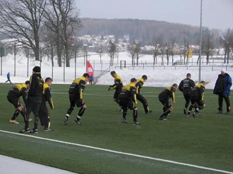 .... beim Aufw&auml;rmen