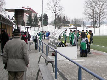 immer noch sind Zuschauer da