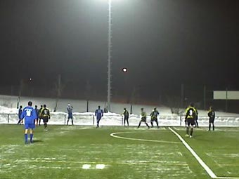 Rammenau (schwarz-gelb) gegen Sebnitz (blau)